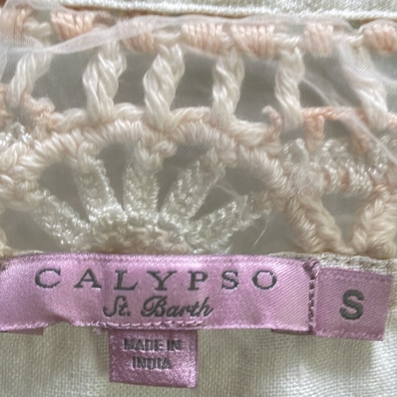 Calypso St. Barth 100% Linen Dress Size Small - Picture 8 of 12